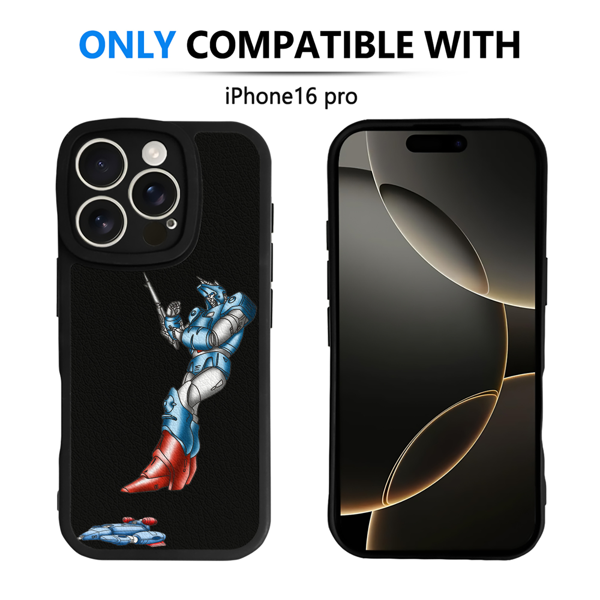 （画像用）  【iPhone 16シリーズ対応】シリコンスマホケース（レザー調） 材質：シリコン